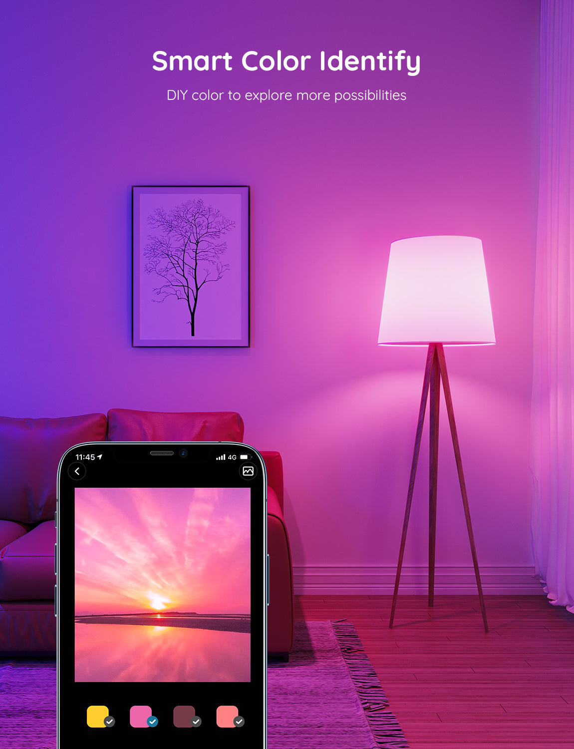 Govee Wi-Fi & Bluetooth Smart Light Bulb - E27