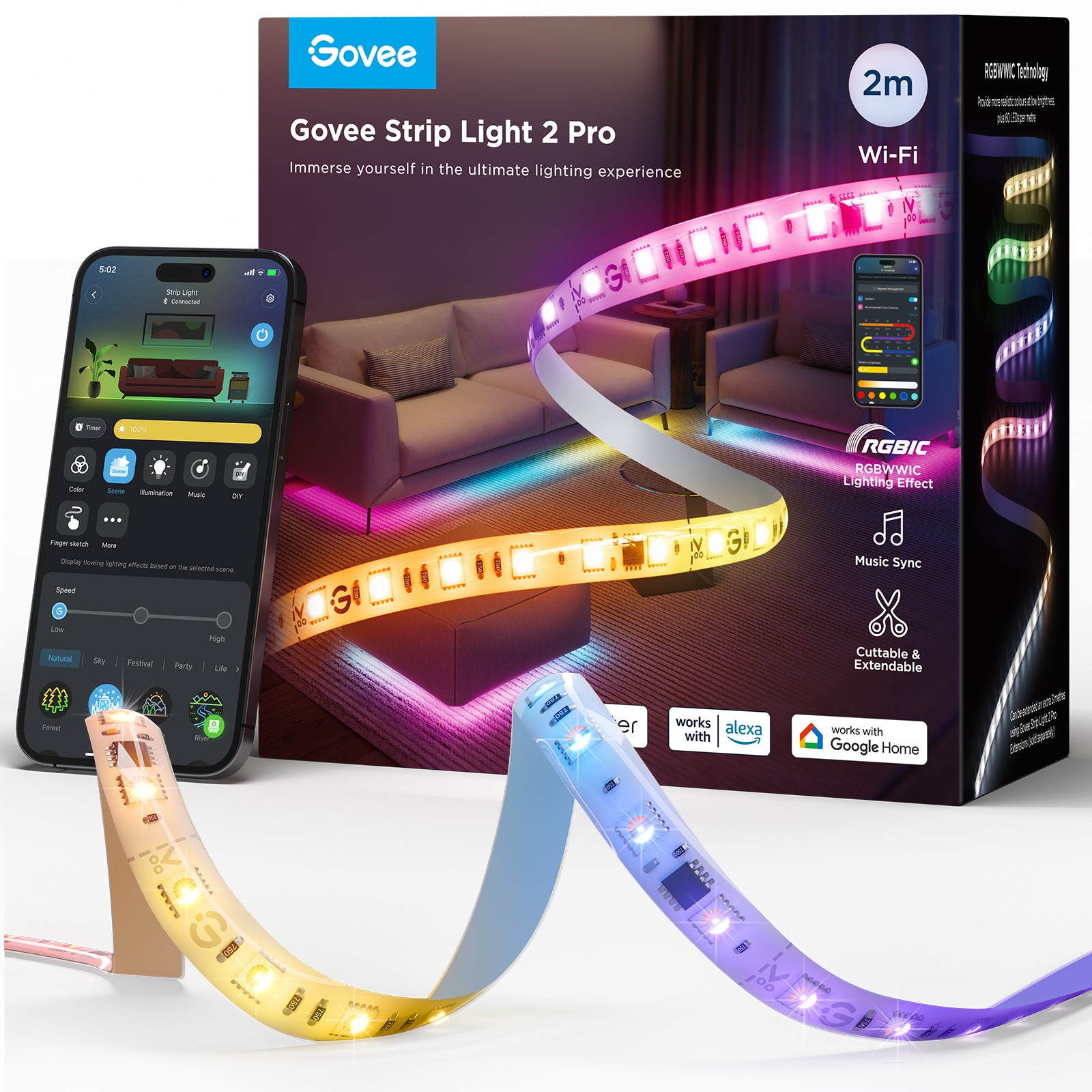 Govee Strip Light 2 Pro - 2M