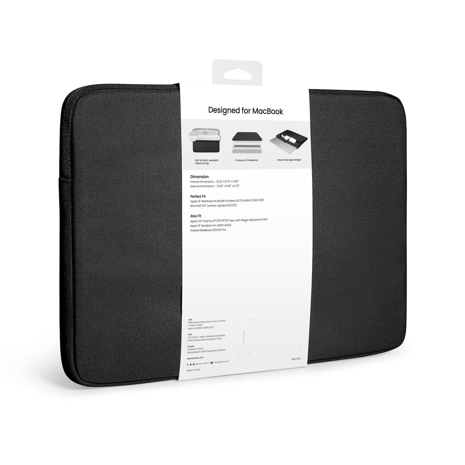 tomtoc Light-A18 Laptop Sleeve - 14inch