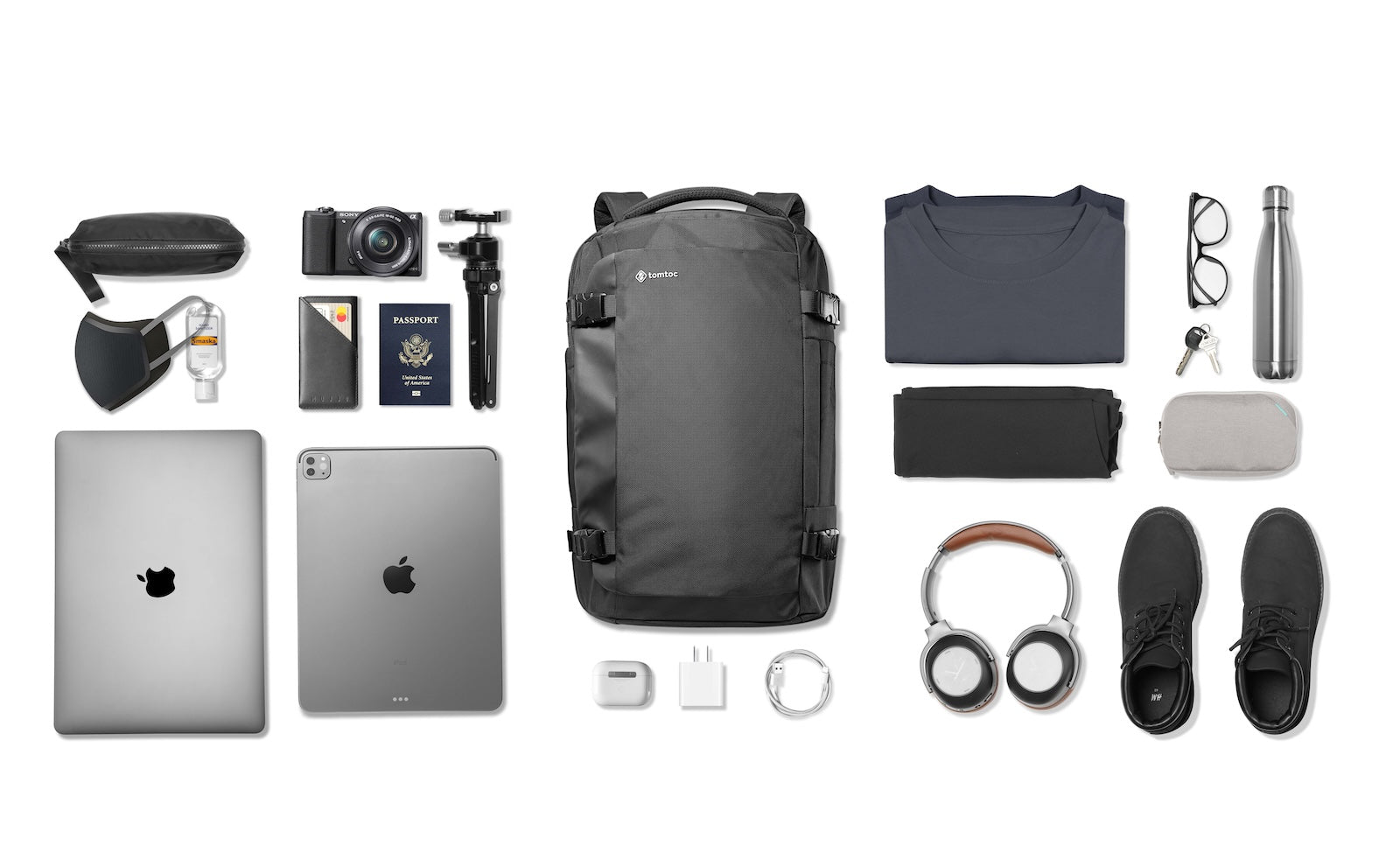 tomtoc Navigator-T66 Travel Laptop Backpack