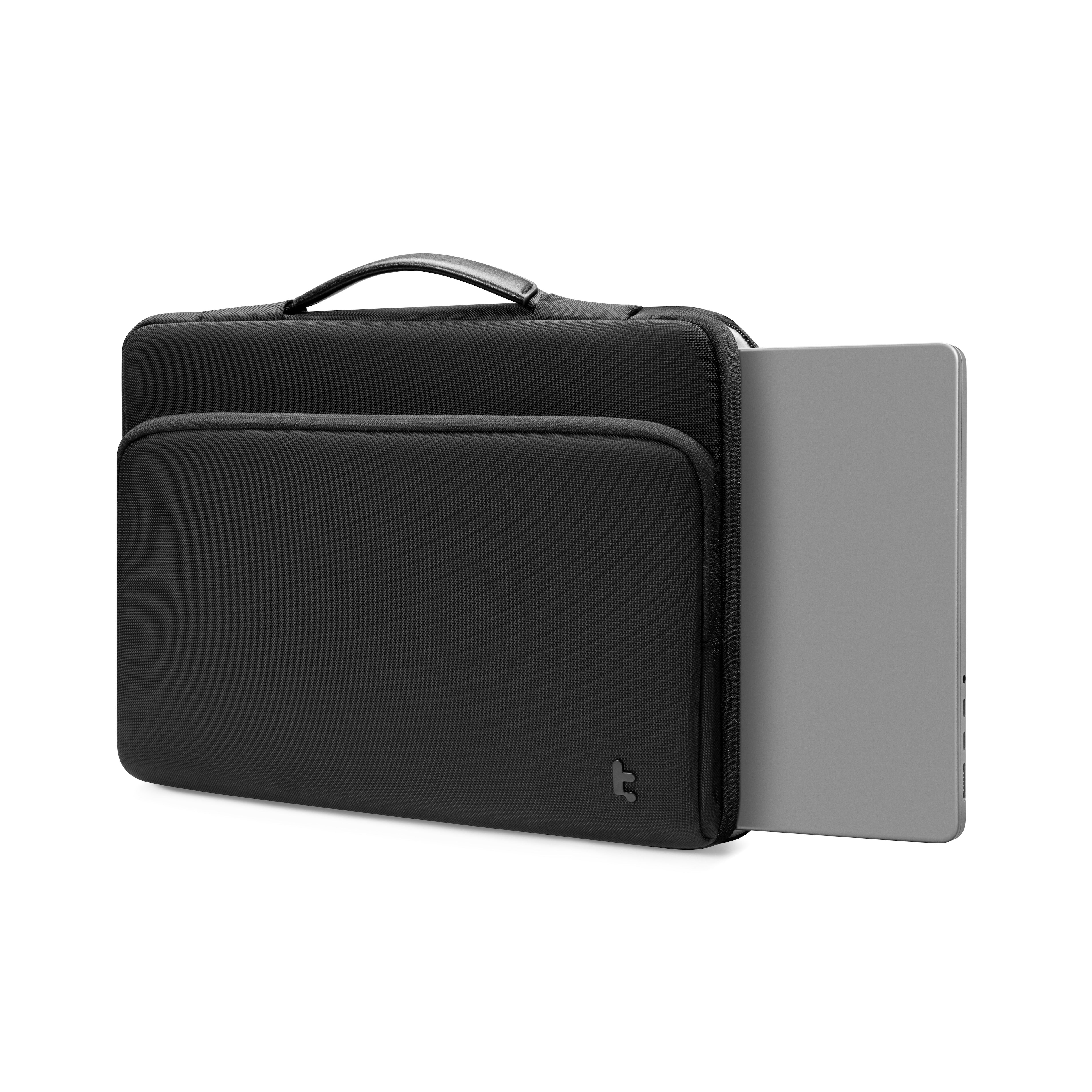 tomtoc Defender-A14 Premium Laptop Briefcase 16-Inch - Black