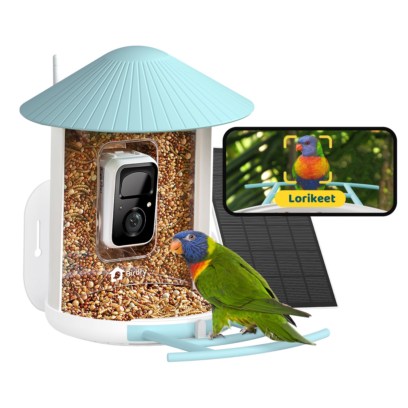 Birdfy Feeder - AI Smart Bird Feeder with Camera (Solar Powered)